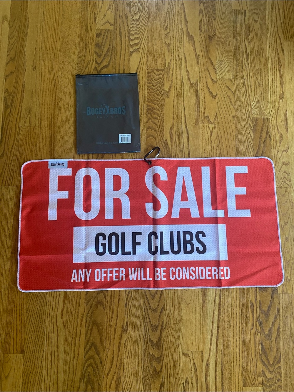 Bogey Bros golf towel